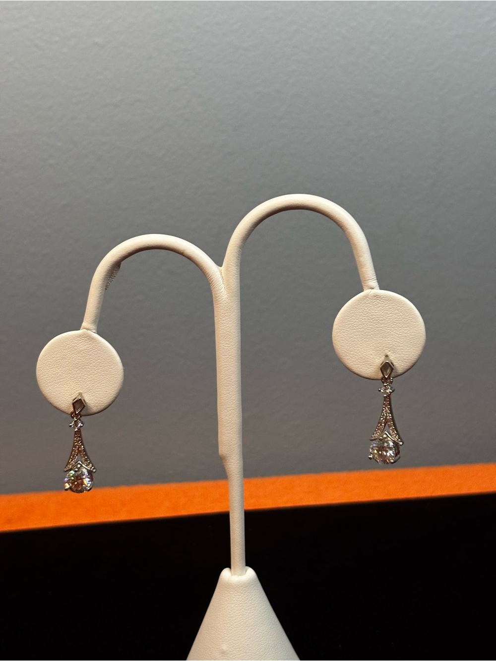 Elegant 925 Silver Moissanite Drop Earrings